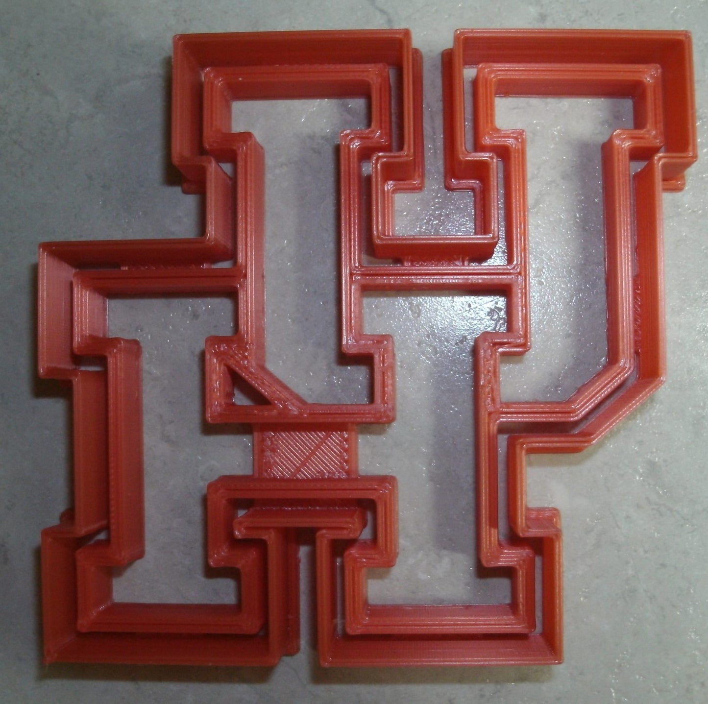 6x University of Houston Fondant Cutter Cupcake Topper 1.75 IN USA FD2634