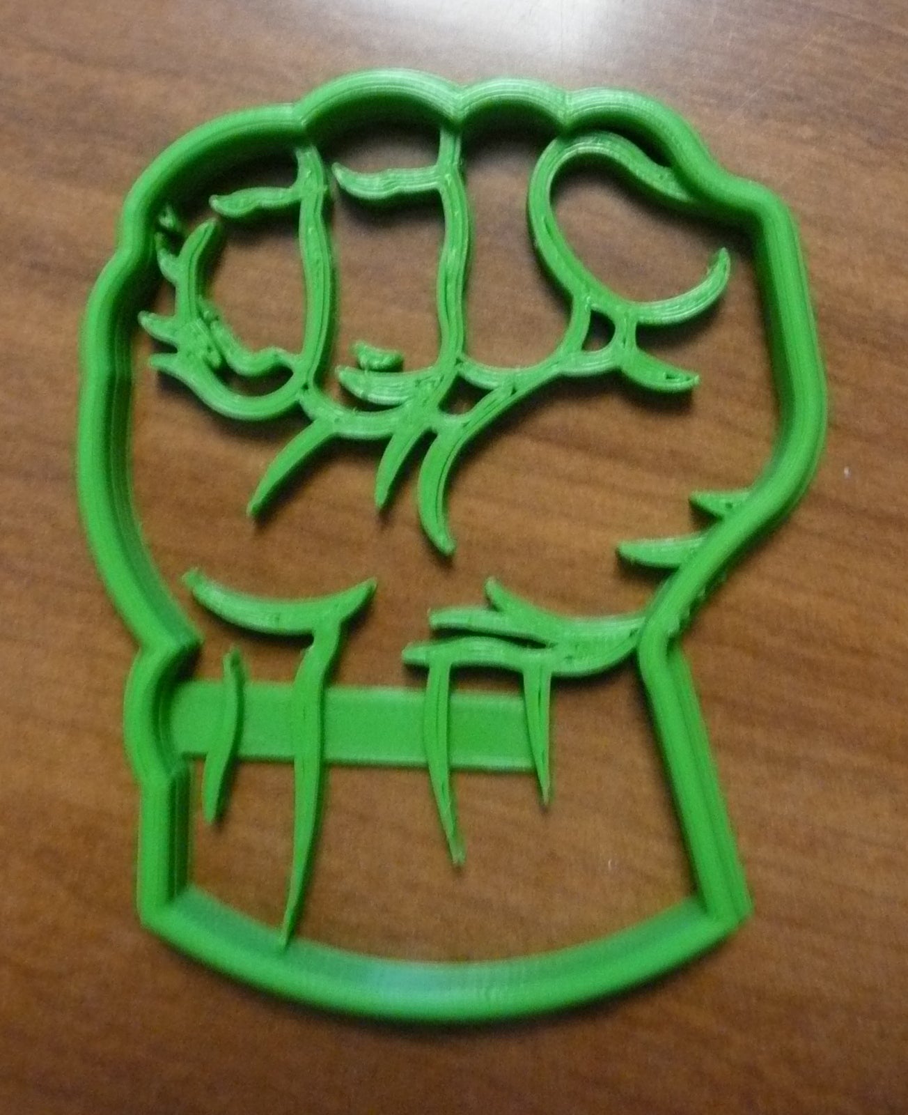 6x Hulk Superhero Fondant Cutter Cupcake Topper 1.75 IN USA FD463