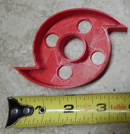 Hurricane Symbol Shape Tropical Storm Cookie Cutter Made In USA PR2190
