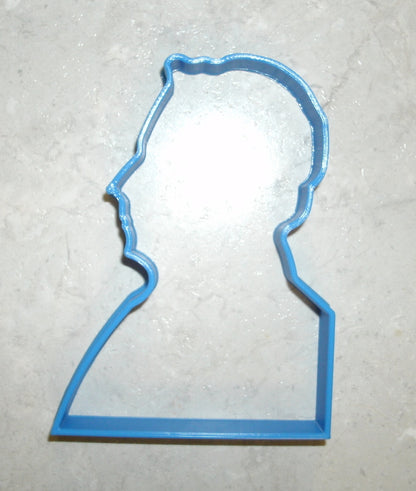 6x Joseph Smith Fondant Cutter Cupcake Topper 1.75 IN USA FD614