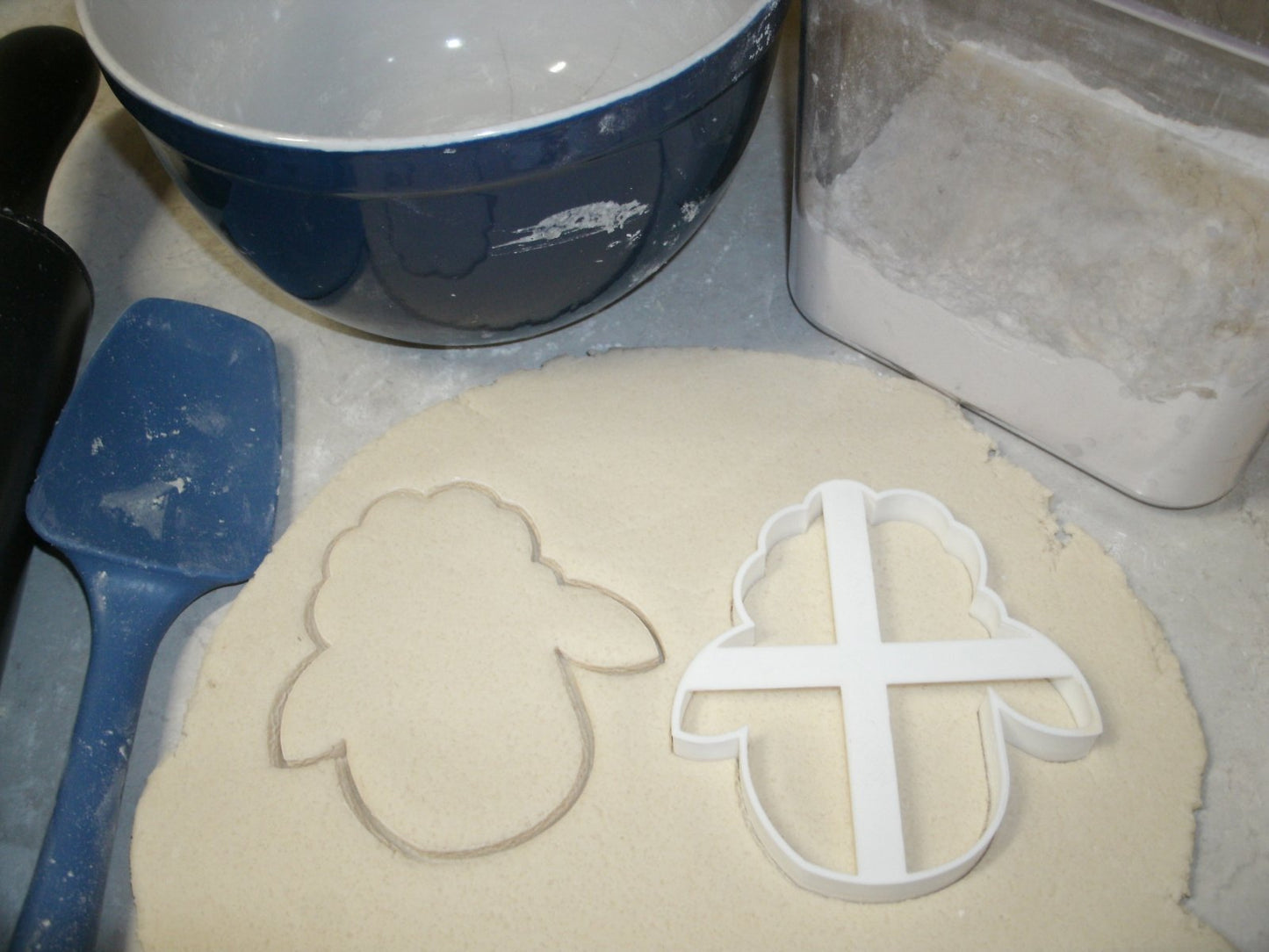 Lamb Sheep Head Outline Farm Animal Cookie Cutter Made In USA PR684
