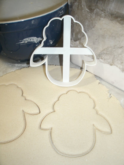 Lamb Sheep Head Outline Farm Animal Cookie Cutter Made In USA PR684