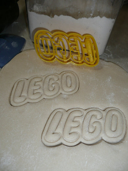 Lego Word Sign Building Blocks Kids Toy Cookie Cutter Made In USA PR2524