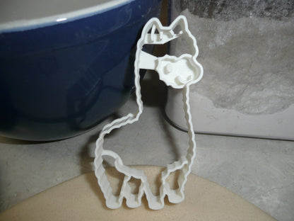 Llama Long Neck Alpaca Zoo Farm Animal Cookie Cutter Made In USA PR2340