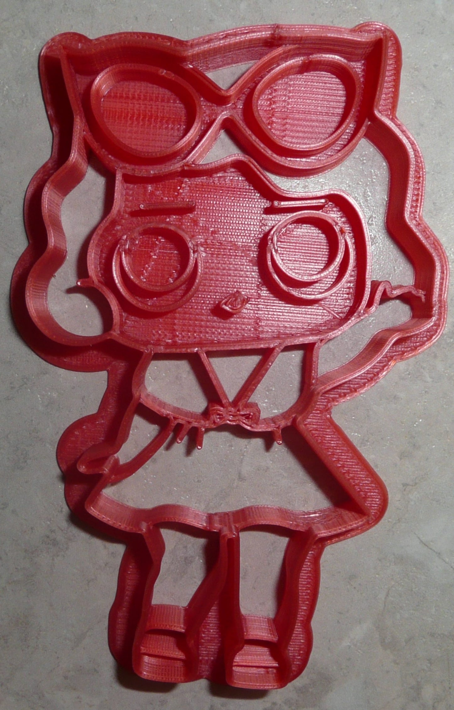 Leading Baby Red Cat Eye LOL Doll Cookie Cutter Made In USA PR816