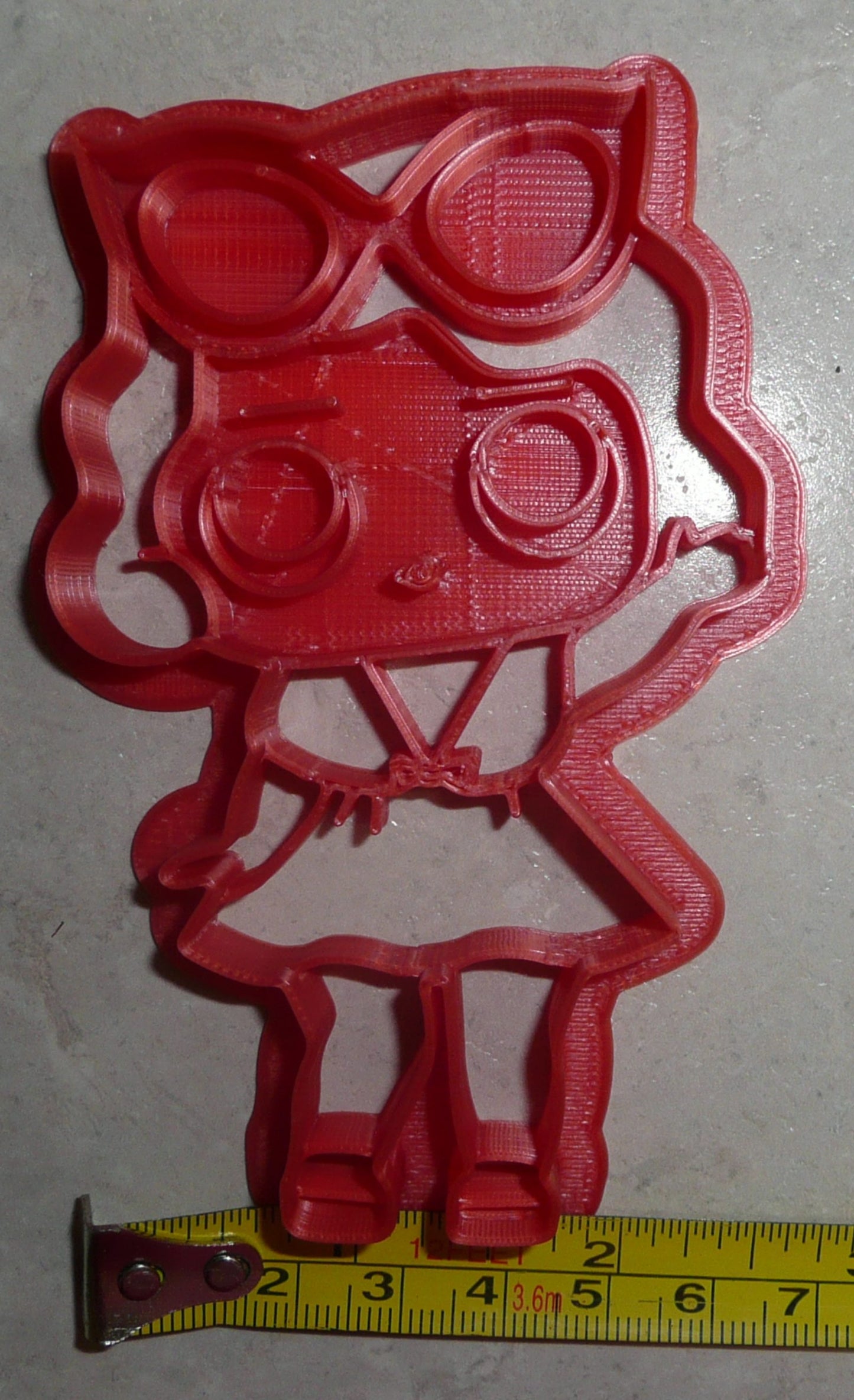 Leading Baby Red Cat Eye LOL Doll Cookie Cutter Made In USA PR816