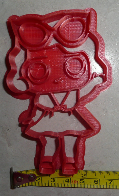 Leading Baby Red Cat Eye LOL Doll Cookie Cutter Made In USA PR816