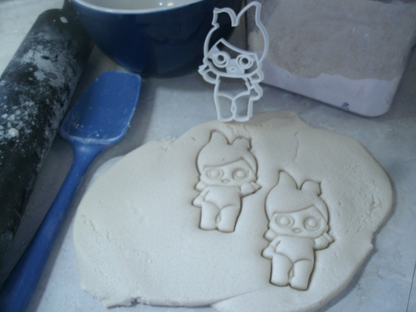 Hops White Bunny Ears Surprise Doll Cookie Cutter Made In USA PR2512