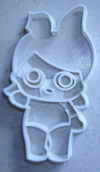 Hops White Bunny Ears Surprise Doll Cookie Cutter Made In USA PR2512