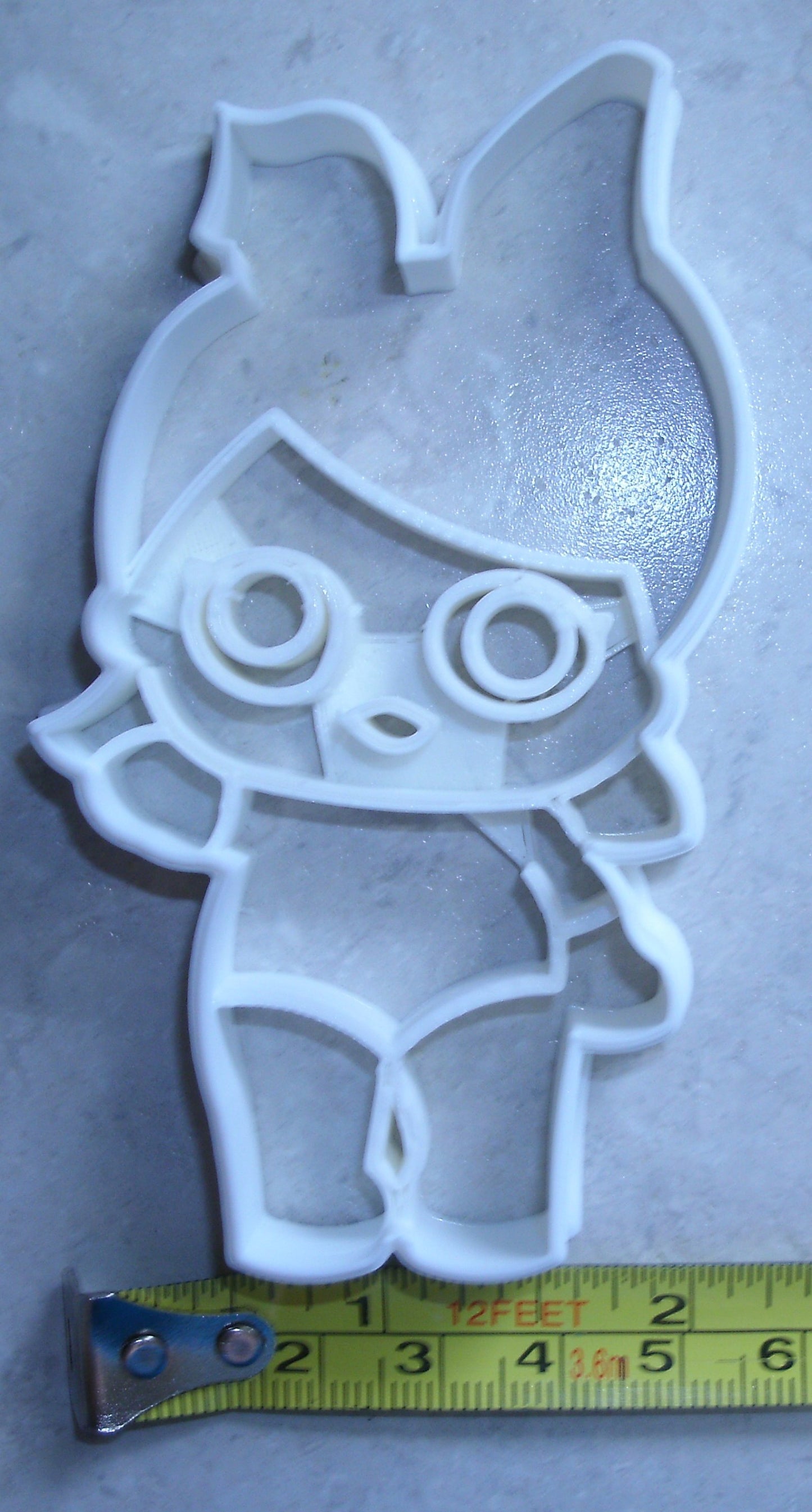 Hops White Bunny Ears Surprise Doll Cookie Cutter Made In USA PR2512