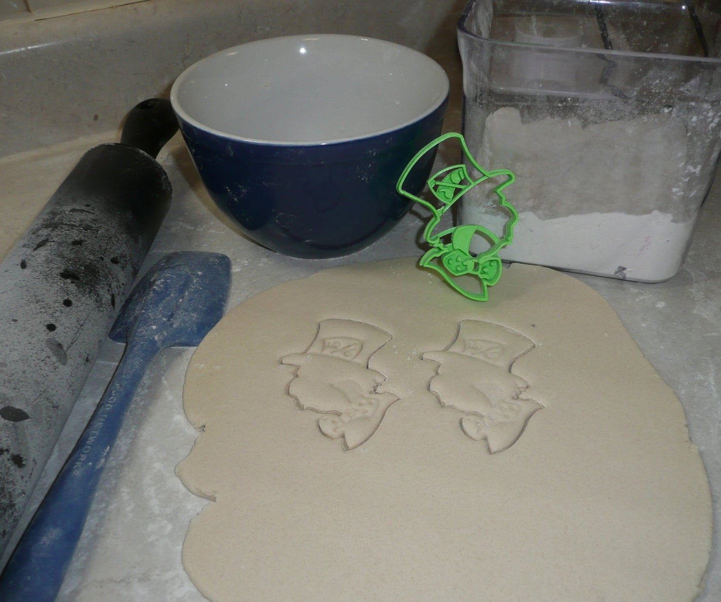 Mad Hatter Alice Adventures In Wonderland Cookie Cutter Made In USA PR2346