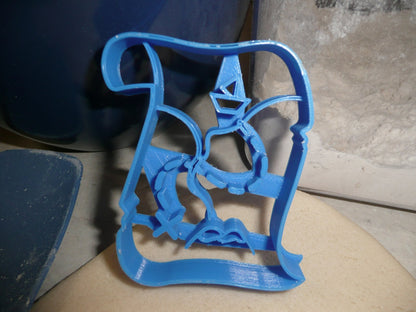 Treasure Map Buried Lost Hunt Pirate Cookie Cutter Made In USA PR2379