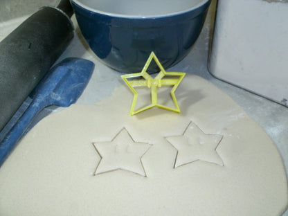 Super Mario Star Power Up Nintendo Video Game Cookie Cutter Made In USA PR2092