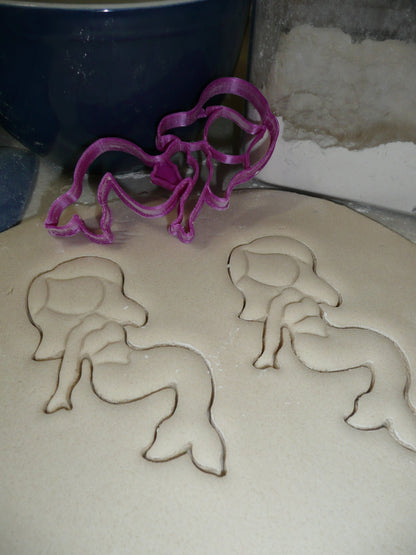 Mermaid Woman Long Hair Aquatic Ocean Creature Cookie Cutter Made In USA PR2440