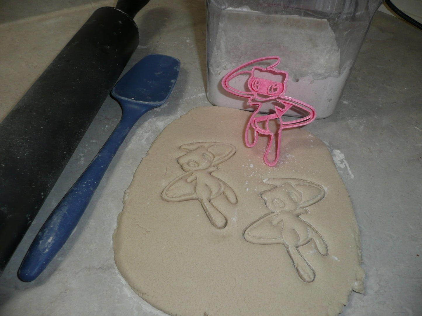 Mew Invisible Psychic Pokemon Character Cookie Cutter Made In USA PR2560