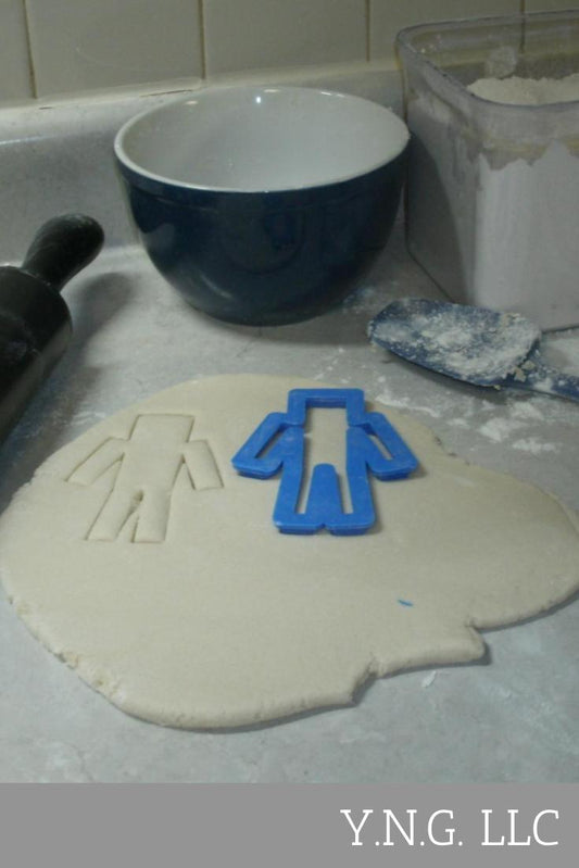 Minecraft Steve Alex Body Outline Cookie Cutter Made In USA PR516