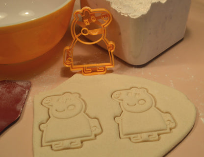 Mommy Mummy Peppa Pig Detailed Cartoon Cookie Cutter Made In USA PR2644