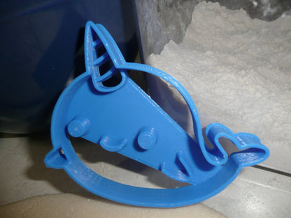 Narwhal Whale Sea Unicorn Horn Ocean Mammal Cookie Cutter Made In USA PR2425