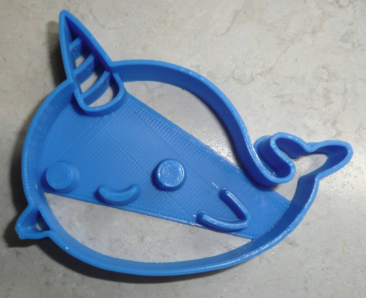 Narwhal Whale Sea Unicorn Horn Ocean Mammal Cookie Cutter Made In USA PR2425