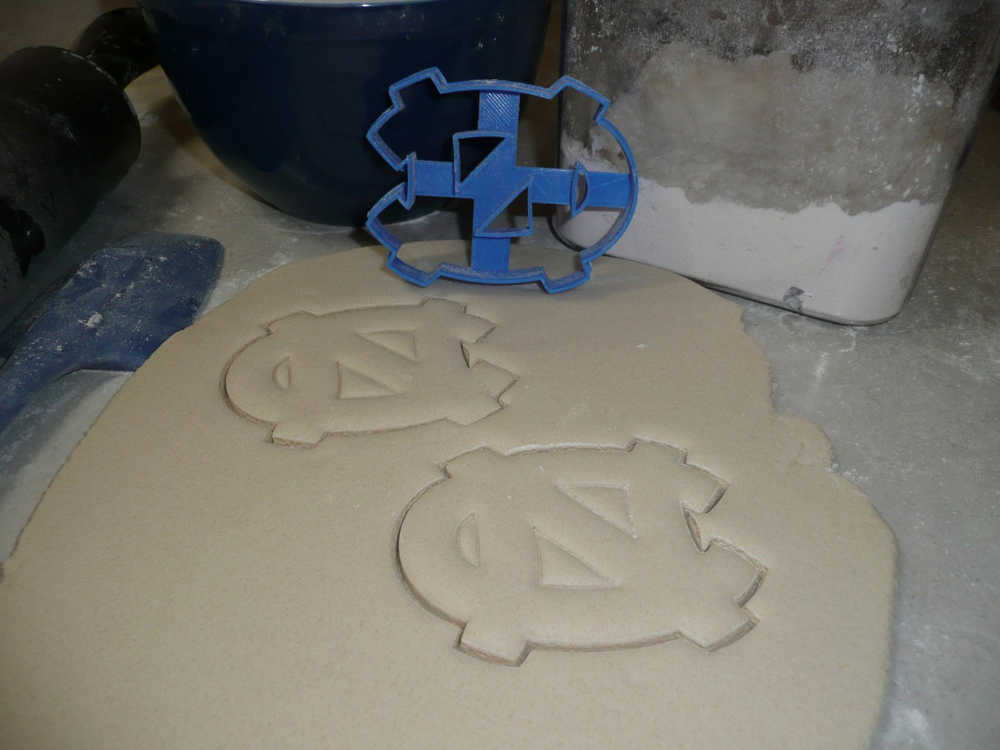 University Of North Carolina NC Letters Cookie Cutter Made In USA PR2454