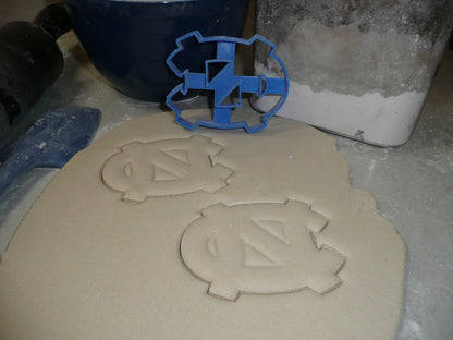 University Of North Carolina NC Letters Cookie Cutter Made In USA PR2454