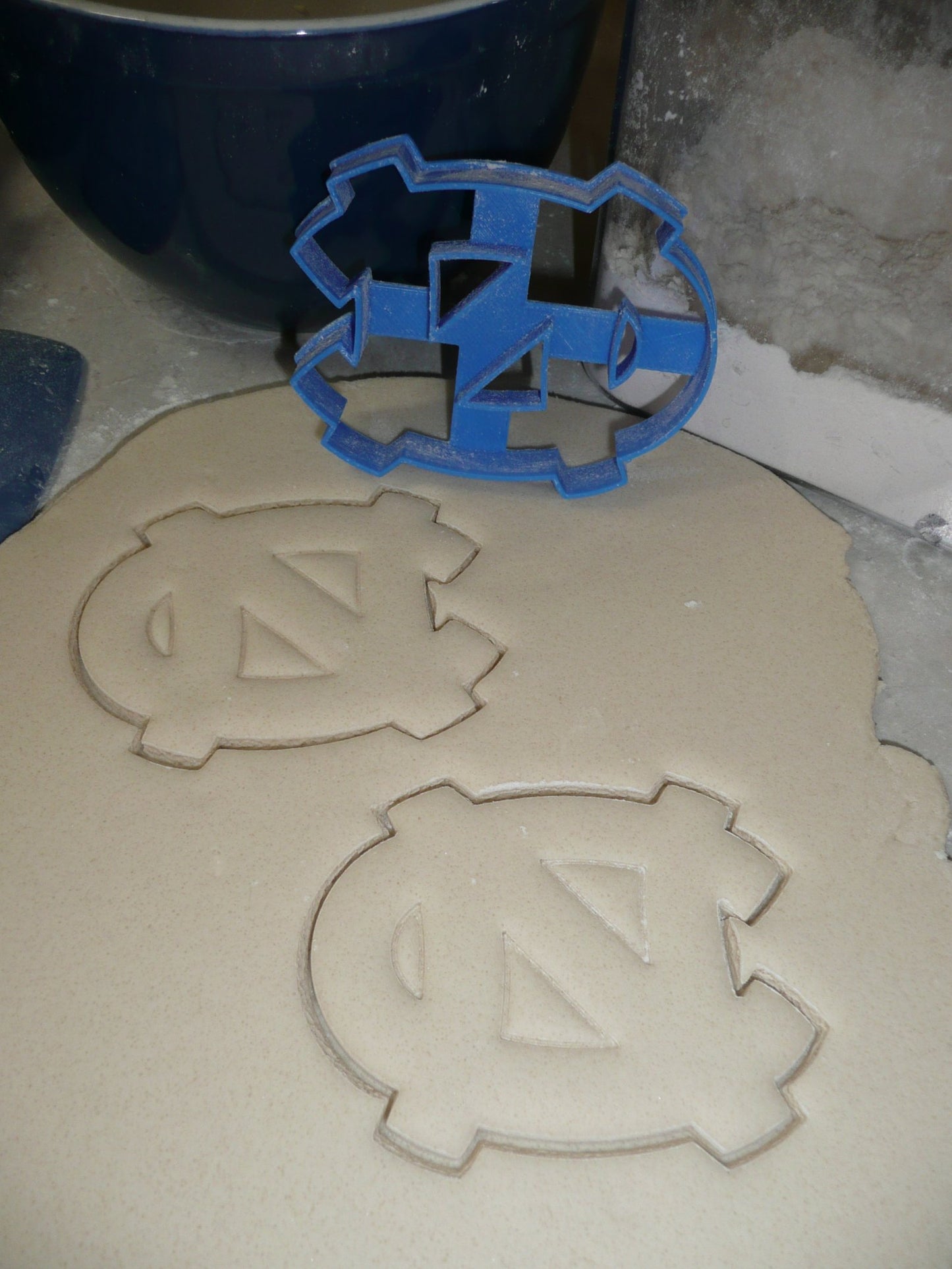 University Of North Carolina NC Letters Cookie Cutter Made In USA PR2454