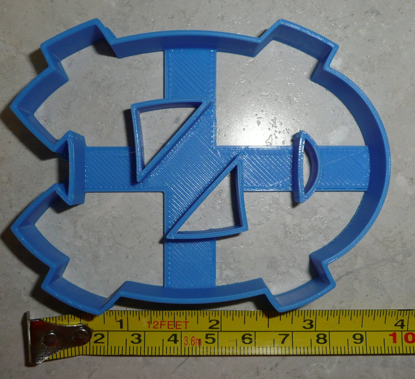 University Of North Carolina NC Letters Cookie Cutter Made In USA PR2454
