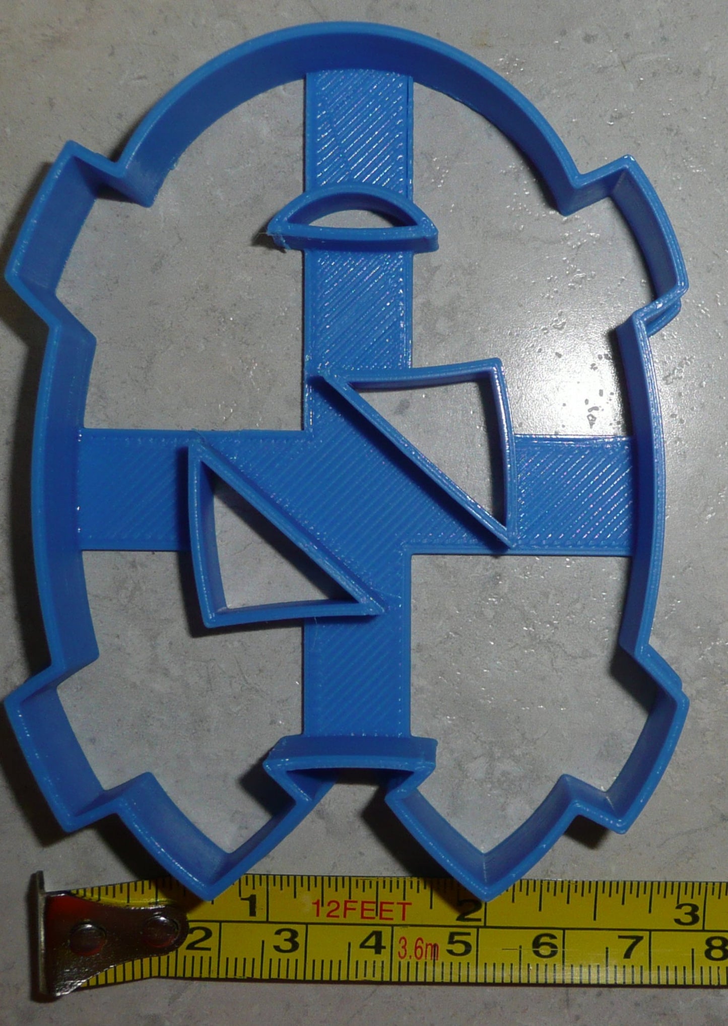 University Of North Carolina NC Letters Cookie Cutter Made In USA PR2454