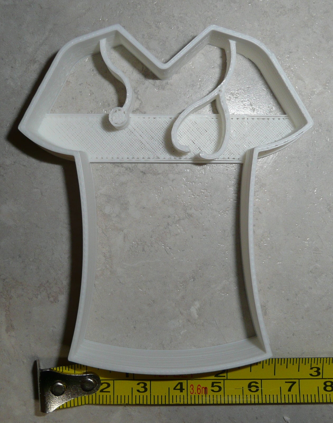 Nurse Scrubs Shirt Doctor Medical Uniform Cookie Cutter Made In USA PR2180