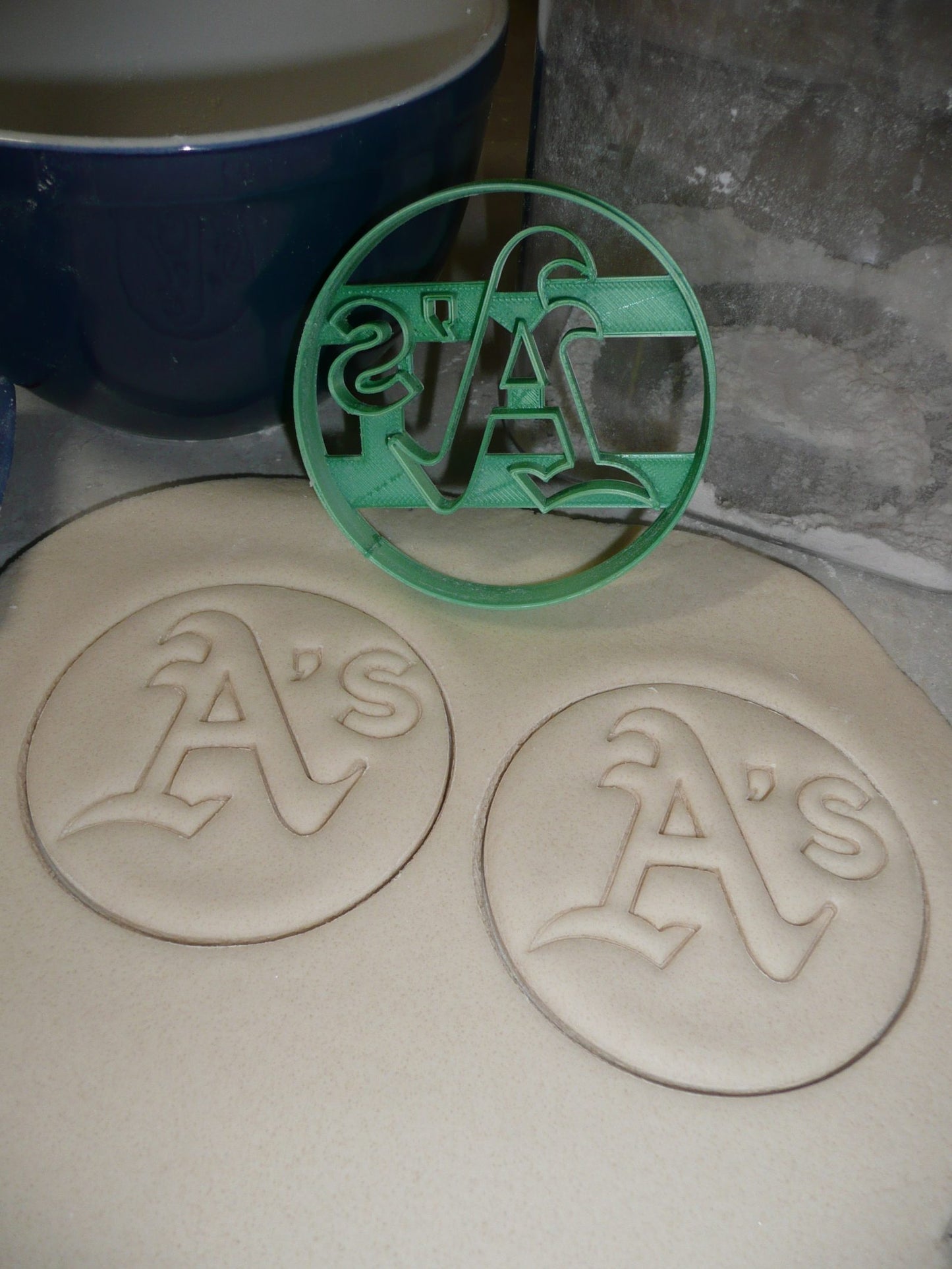 Oakland Athletics As Logo Baseball Sports Cookie Cutter Made In USA PR2573