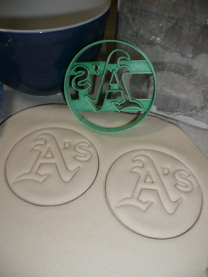 Oakland Athletics As Logo Baseball Sports Cookie Cutter Made In USA PR2573