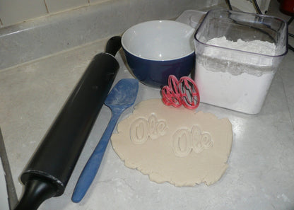 Ole Miss Word University of Mississippi Cookie Cutter Made In USA PR2678
