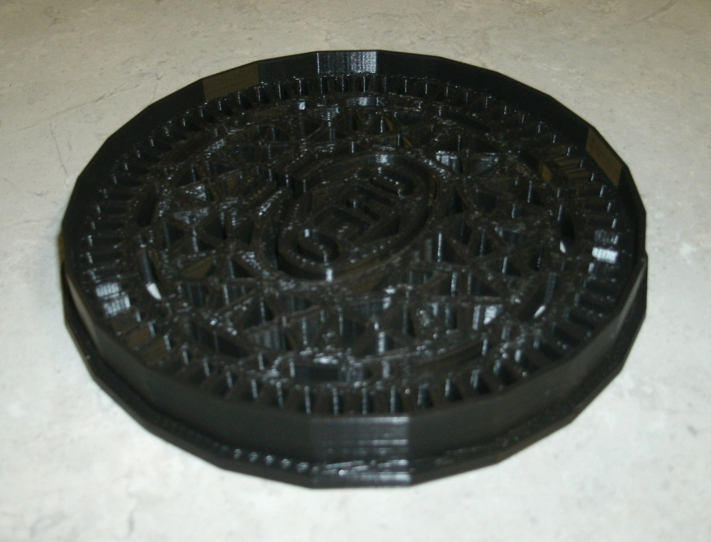 6x Oreo Sandwich Cookie Fondant Cutter Cupcake Topper 1.75 IN USA FD593