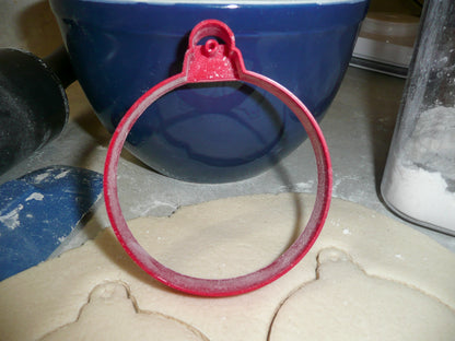 Round Ball Hanging Christmas Tree Ornament Cookie Cutter Made In USA PR2086
