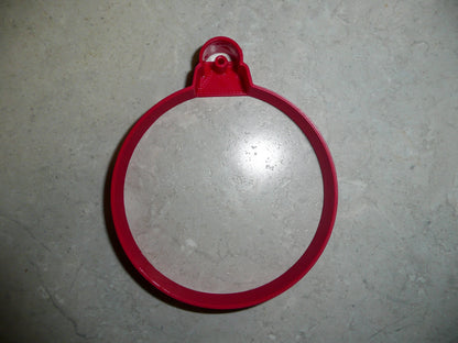 Round Ball Hanging Christmas Tree Ornament Cookie Cutter Made In USA PR2086