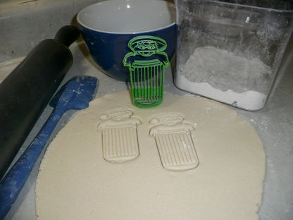 Oscar The Grouch Sesame Street Muppet Character Cookie Cutter Made In USA PR2013