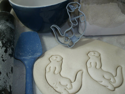 Sea Otter Water Weasel Marine Mammal Cookie Cutter Made In USA PR2359