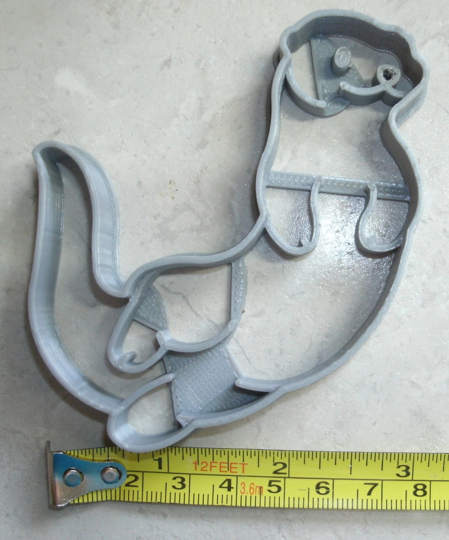 Sea Otter Water Weasel Marine Mammal Cookie Cutter Made In USA PR2359