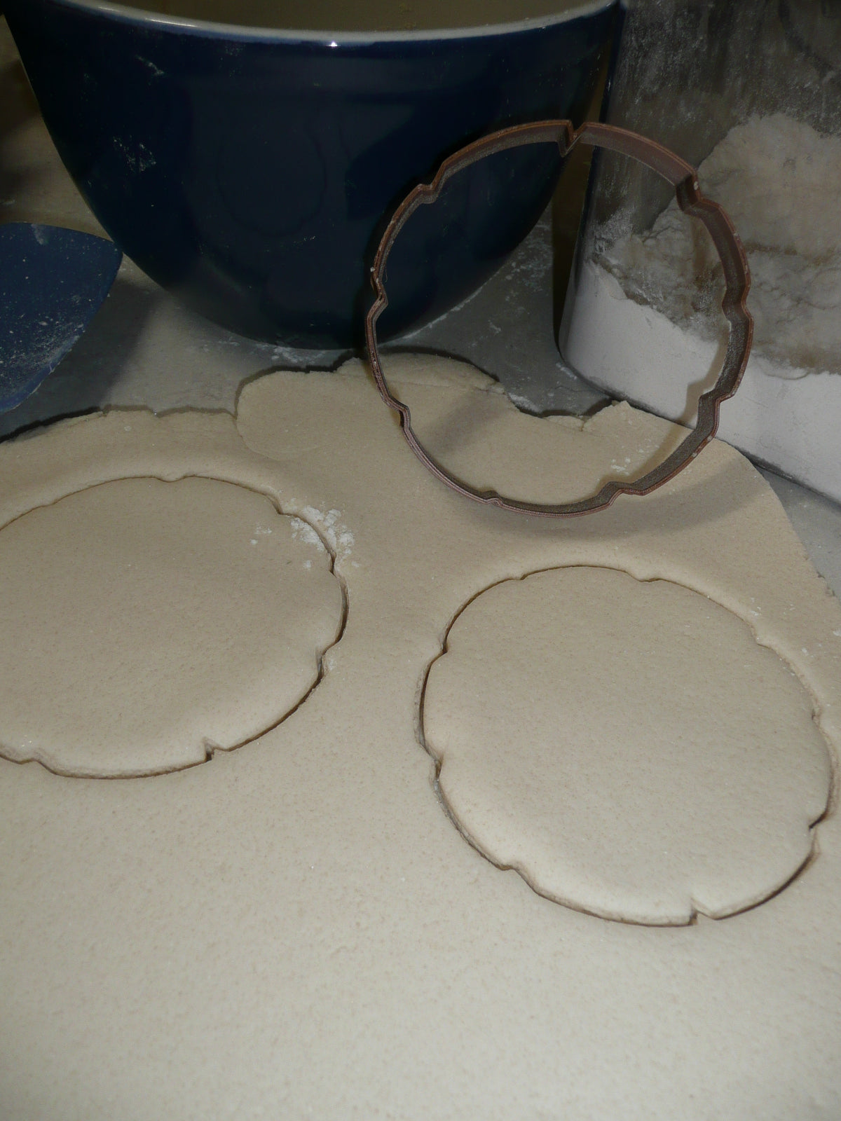 Outline Tree Wood Bark Slice Stump Layer Cookie Cutter Made In USA PR2564