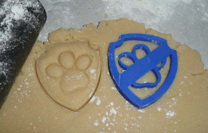 Ryder Badge Logo Paw Patrol Cookie Cutter Made In USA PR325