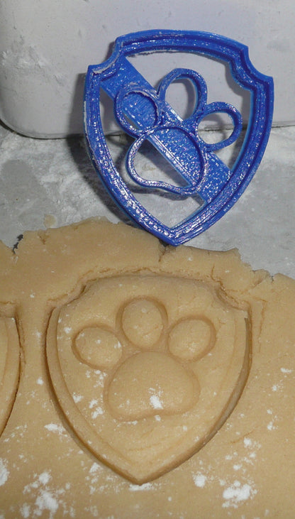 Ryder Badge Logo Paw Patrol Cookie Cutter Made In USA PR325