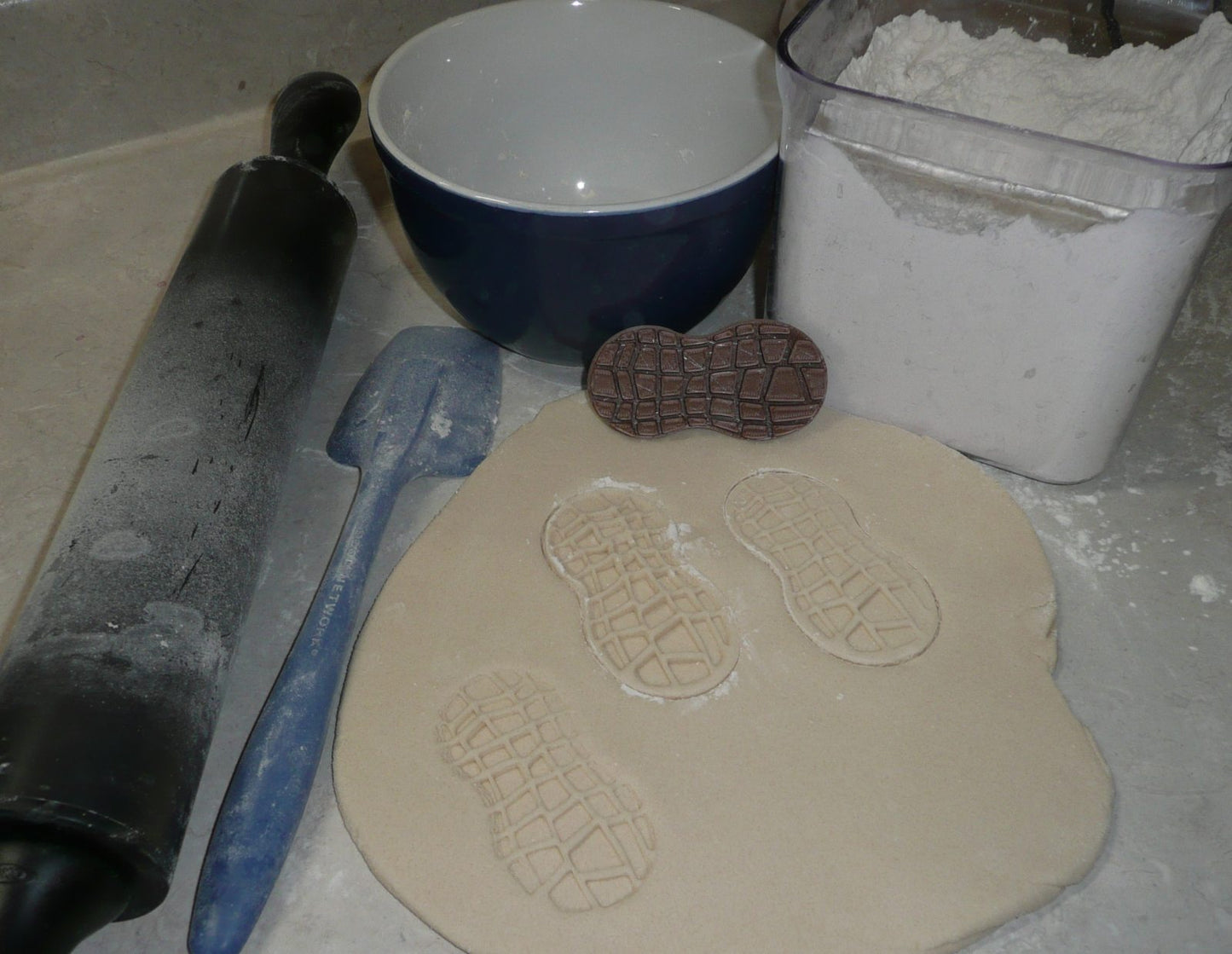 Peanut Stamp Embosser Nut Carnival Cookie Stamper Made In USA PR2691