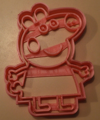 Peppa Pig Full Body Detailed Cartoon Character Cookie Cutter Made In USA PR2640