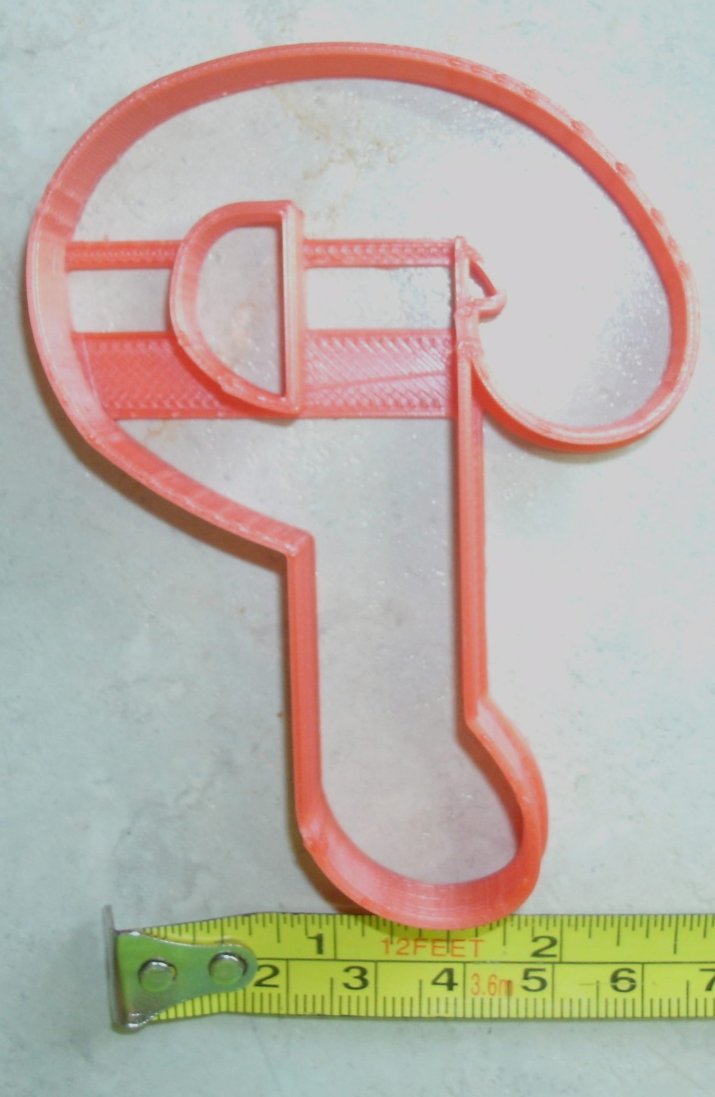 Philadelphia Phillies P Letter Baseball Cookie Cutter Made In USA PR2542