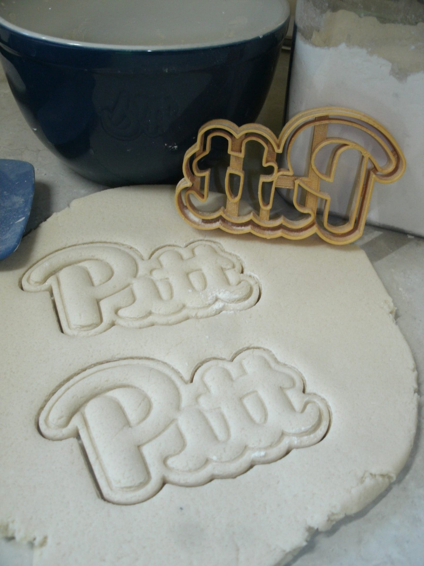 University of Pittsburgh Pitt Word Cookie Cutter Made In USA PR2681