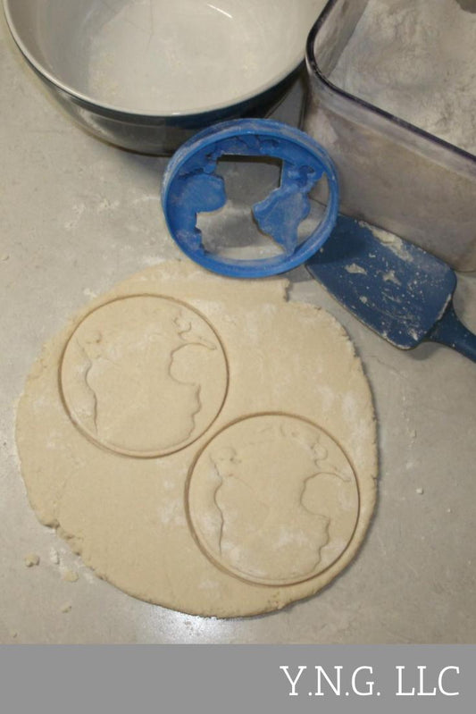 Planet Earth World Globe Science Geography Cookie Cutter Made In USA PR616