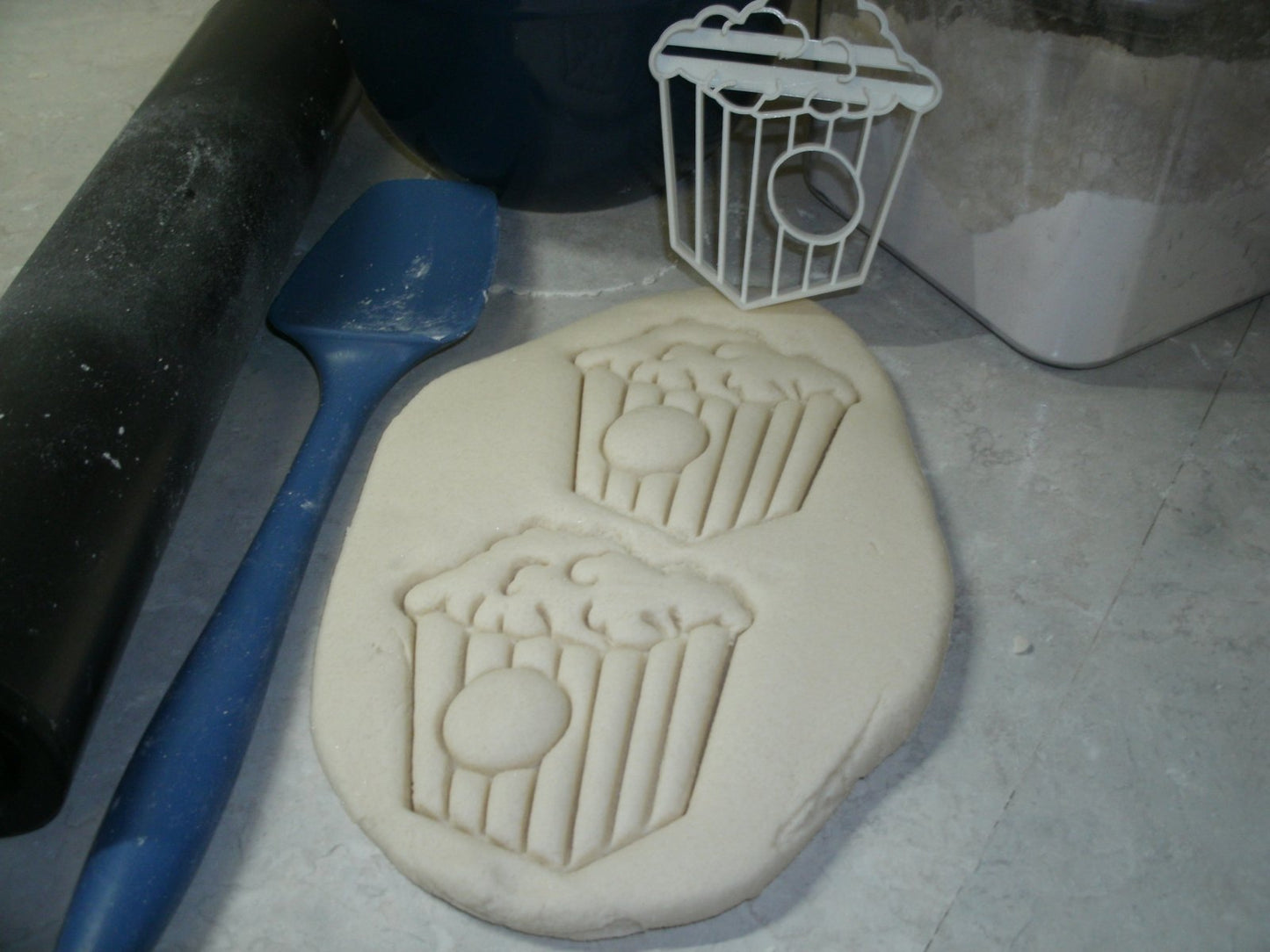 Popcorn Movie Cinema Carnival Snack Food Cookie Cutter Made In USA PR2527