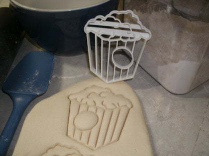 Popcorn Movie Cinema Carnival Snack Food Cookie Cutter Made In USA PR2527