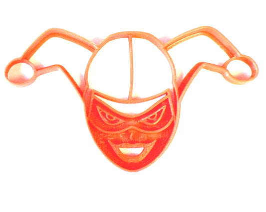 6x Harley Quinn Fondant Cutter Cupcake Topper 1.75 IN USA FD793