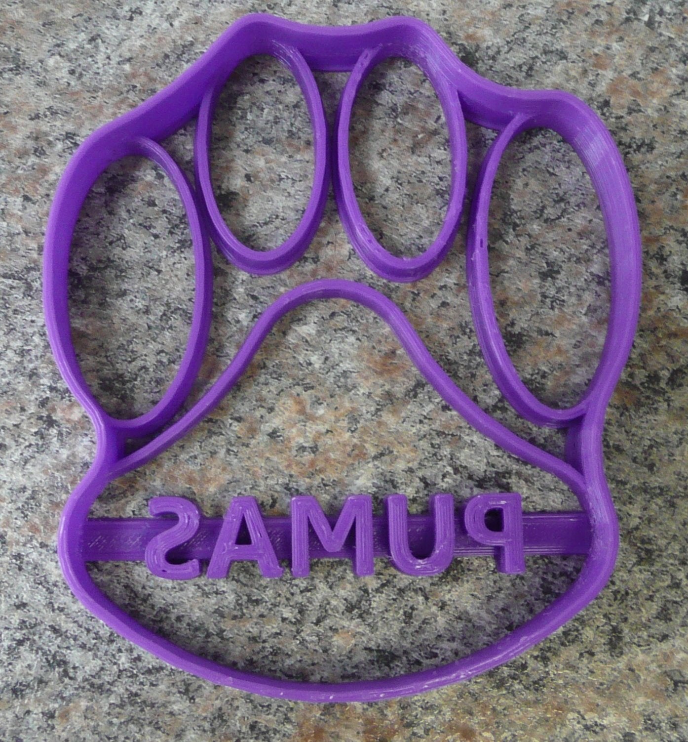 6x SJC St Joe Puma Paw Fondant Cutter Cupcake Topper 1.75 IN USA FD313